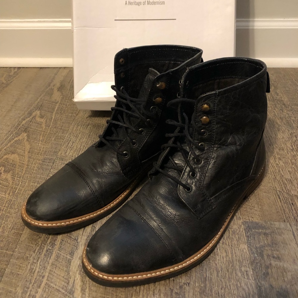 Ben Sherman Black Boots / Theo style sz.9.5 Men’s
